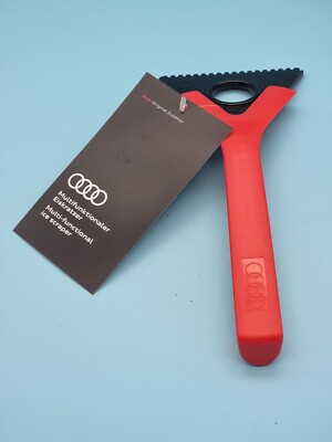 Audi Eiskratzer mit dreifach drehbaren Schaberklinge ein Muss im Winter NEU