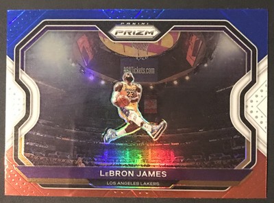 2020-2021 Panini Prizm Lebron James Red White Blue - Kobe Bryant 