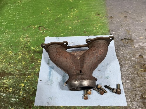 2006 Polaris RMK 900 exhaust manifold y pipe WYE pipe - Picture 7 of 12