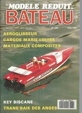 MODELE REDUIT DE BATEAU N°333 AEROGLISSEUR / CARGOS MARIE-LOUISE / KEY BISCANE