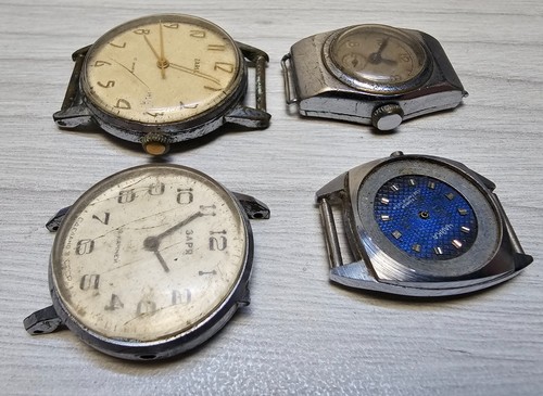 Raro reloj soviético Zvezda Chayka Zarya 1950-60s URSS 4 piezas reloj de puls... - Imagen 5 de 24
