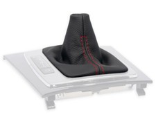 SCHALTMANSCHETTE FÜR MERCEDES W204 automatik C-KLASSE SCHALTSACK NAHT ROT