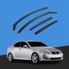 Lexus IS MK2 2005-2012 4 Door Saloon Wind Deflectors In-Channel Rain Guards 4pc