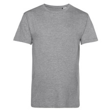 Image of Organic Cotton Mens T-Shirt Crew Neck Ringspun Short Sleeve Top Shirt B&C E150