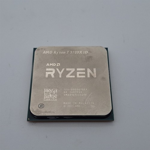 AMD Ryzen 7 5700X3D 8-Core, 16-Thread Desktop Processor -NOT WORKING-