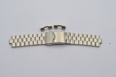FORTIS B42 B-42 STAHL ARMBAND BRACELET 20MM VINTAGE TOP ZUSTAND MARINEMASTER