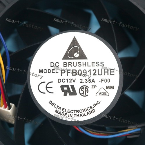 1pc DELTA PFB0912UHE DC12V 2.35A 90*90*38mm Violent Fan 4pin - Picture 2 of 4