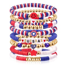 lakayfimily 4th of July Gifts for Men Women Teens Red One Size, Colorful