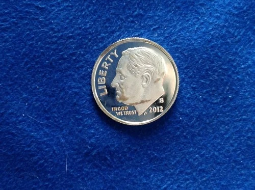 2012 -S Roosevelt Dime Proof 90% Silver Gem Deep Cameo US Coin