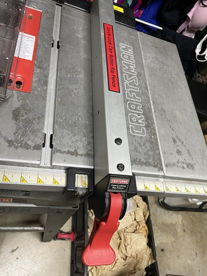 #ad Quick Lock Cam Action Rip Fence off Craftsman Model 137.248830 10quot; Table Saw $89.00