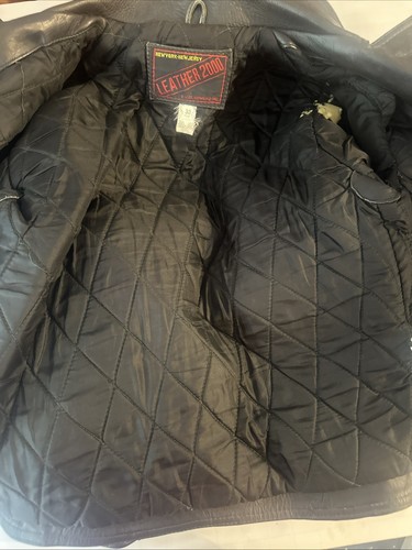 Chaqueta motera de cuero estilo Thrasher - Imagen 16 de 19