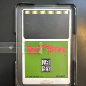 Splatterhouse (TurboGrafx-16, 1990) CIC Complete HuCard w/ Case, Sleeve