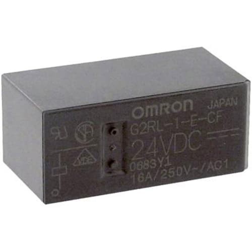 2PC OMRON ELECTRONIC COMPONENTS G2RL-1-E-CF DC24 Relay, 16.7 mA, 10% (Min.) of