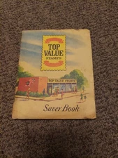 Vintage Top Value Stamps Saver Book Filled Complete with Stamps