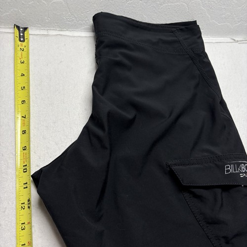 BILLABONG Platnium Men Boardshorts Sz 34 Black Beach Party Casual Swim 71-7 - Picture 12 of 13