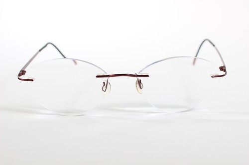 Lightfly Brille LFEF 02 Damen Burgund Randlos Titan Brille Brillengestell 53mm - Bild 2 von 4