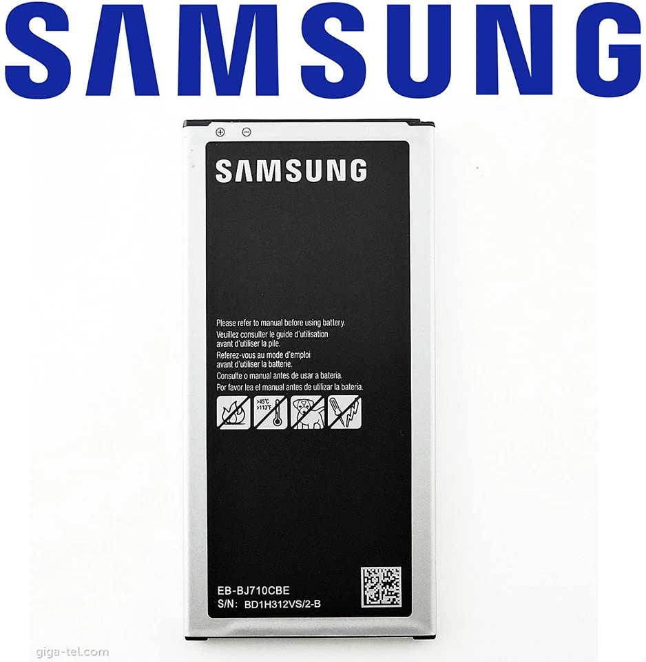 New Genuine Samsung Galaxy J7 2016 Battery EB‑BJ710CBE SM‑J710F 3300mAh NFC