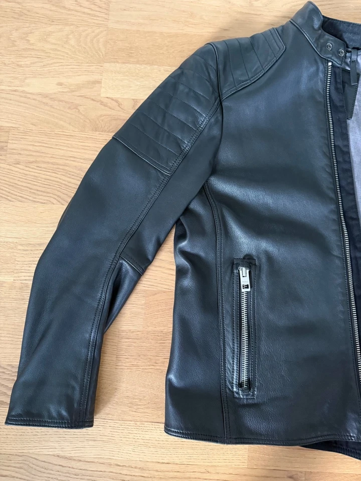 Hugo Boss Lederjacke Herren - Größe 46 - Schafleder - Bild 4 von 4