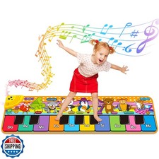 Kids Musical Piano Mats with 25 Music Sounds, Musical Toys Baby F