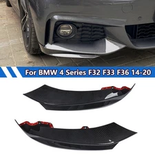 Front Lower Bumper Splitters Lip Cover For BMW 4 Series F32 F33 F36 M-Tech 14-20