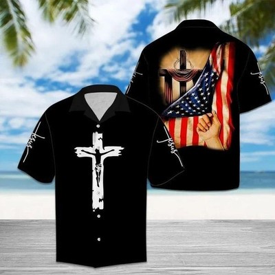 Amazing Christian Unisex Adult Hw1336, Tropical Hawaiian Shirt, Casual Button