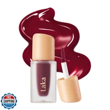 Laka Fruity Glam Lip Tint Mini, 1.9g/0.07oz, Glowing Lip Stain wi