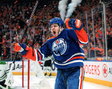 Edmonton Oilers Mattias Janmark  Autographed Signed 8x10 Photo COA #5