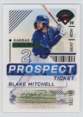 2024 Panini Prospect Edition Blue 162/199 Blake Mitchell #72 16wc