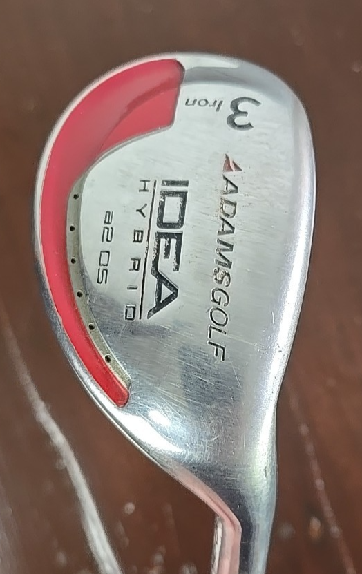 Adams Idea A2OS Golf 3 Iron Hybrid Pro Launch HL R-Flex Shaft 40