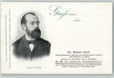10642934 - Dr. Robert Koch Serie E Nr. 177 Das Grosse Jahrhundert Medizin 1900