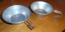 Vintage Stainless Steel Sierra Club Style Stream Dipping Cup (Lot Of 2)