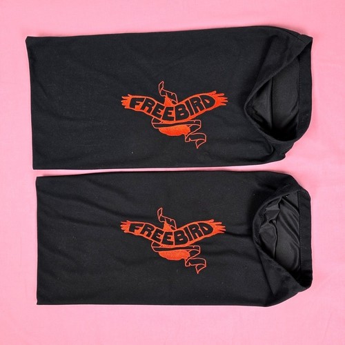 Freebird by Steven Boot Dust Bags Set of 2 Black Red Logo Storage Bags 24x12