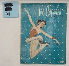 Ice Capades 1953 Program Vintage Figure Skating Show Brigadoon F14