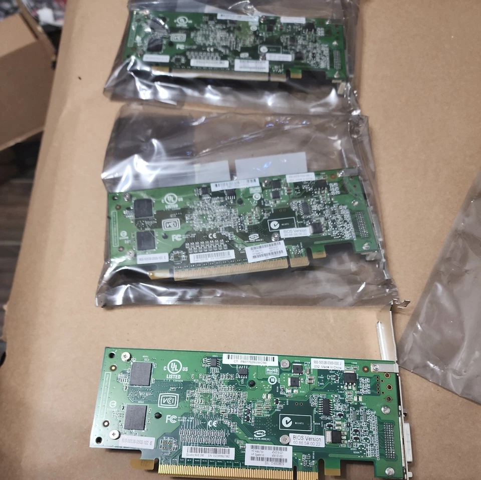 Qty 3 HP NVIDIA Quadro NVS 290 256MB PCI-E x16 Video Card - Image 2 of 4