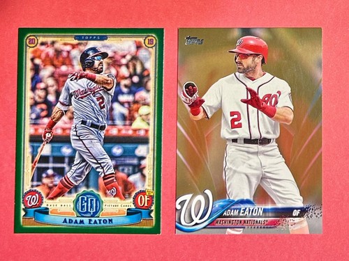 Adam Eaton 2018 Topps Series Two GOLD #683 /2018 & 2018 Gypsy Queen GREEN #179
