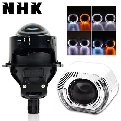 NHK Bi LED Projector Lens 3.0'' LED Angel eye DRL Shrouds G5 Headlight Retrofit