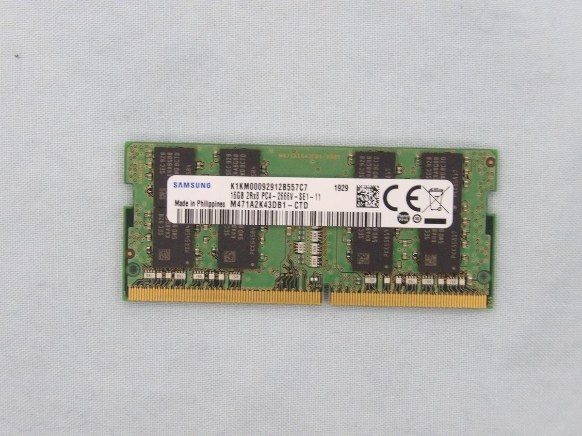 Samsung DDR4 SDRAM 16 GB Total Capacity Memory (RAM) for sale | eBay