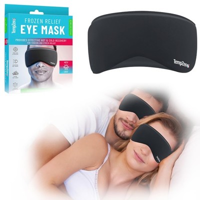 TEMP ZERO Gel Cooling Sleep Eye Mask - Warm Eye Compresses for Dry Eyes, Cool...