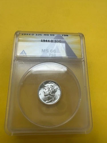 1944-D Mercury Dime MS66 FSB ANACS *1228