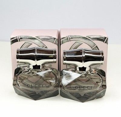 2 GUCCI BAMBOO 0.16 oz / 5 ml EDP Travel Mini Splash New In Box Original Formula