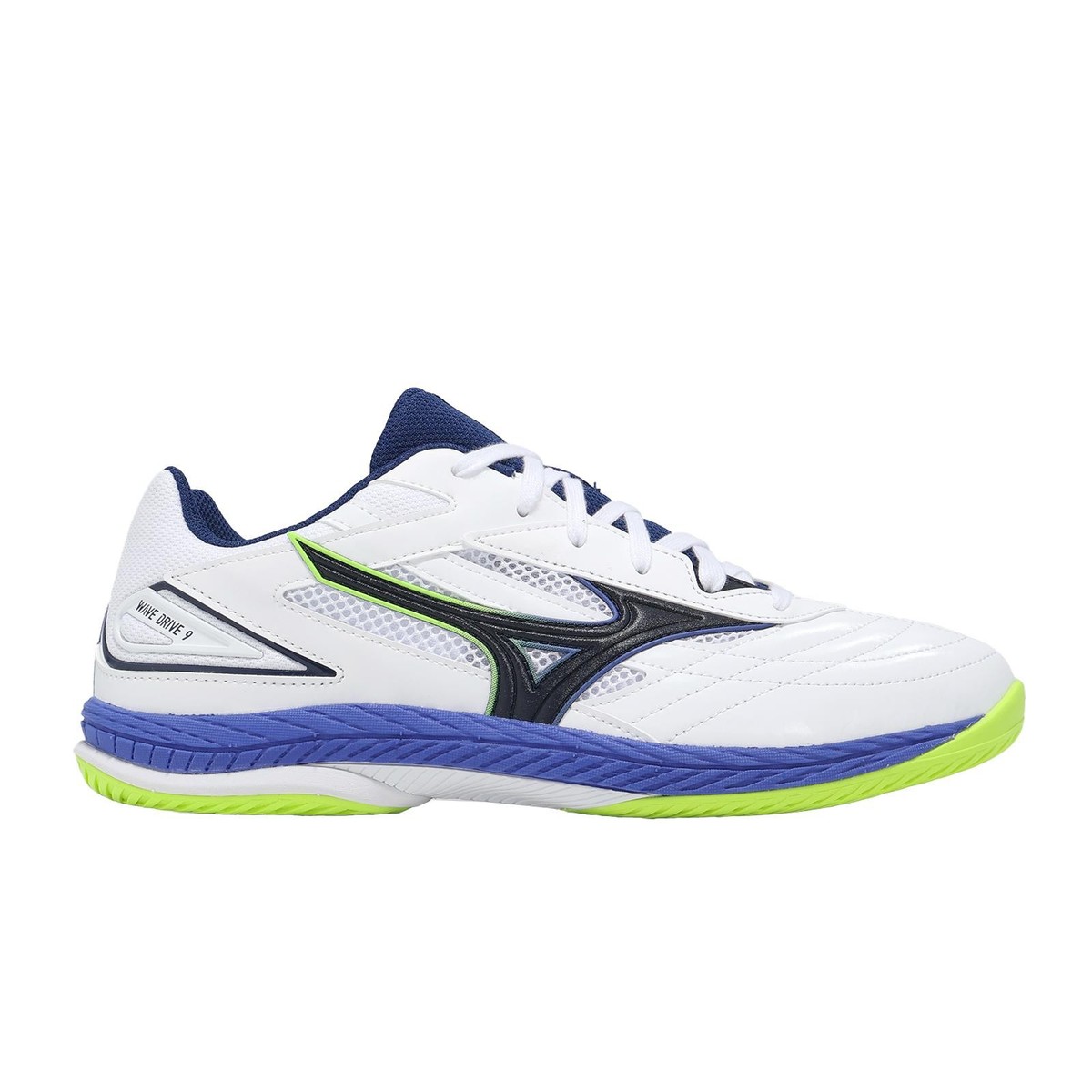 Mizuno Wave Drive 9 White Black Blue Men Unisex Table Tennis Shoes
