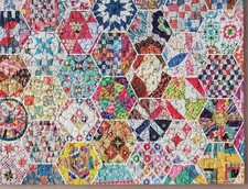 “Crazy Quilts” SPRINGBOK Jigsaw Puzzle 500 Pcs 2019 Made in USA 18x23.5” EUC