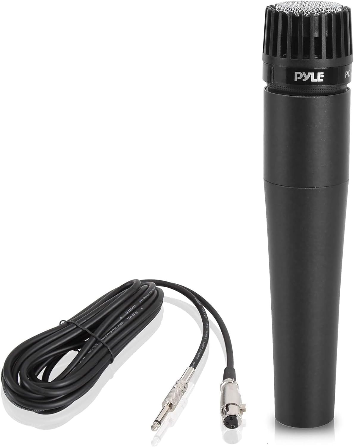Pyle Dynamic Microphone, Wired Handheld Coil Mic for Singing, Compatible w/ Kar