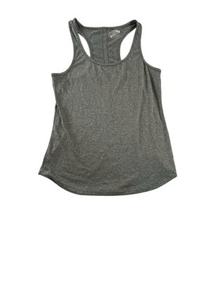 Layer 8 Performance Tank Top Women s Medium Gray Qwick Dry Athletic Racerback