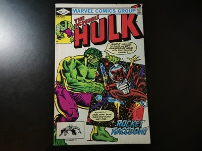 Incredible Hulk #271 Marvel US Comic 1982 Fn- 1st Cover App. Rocket Raccoon