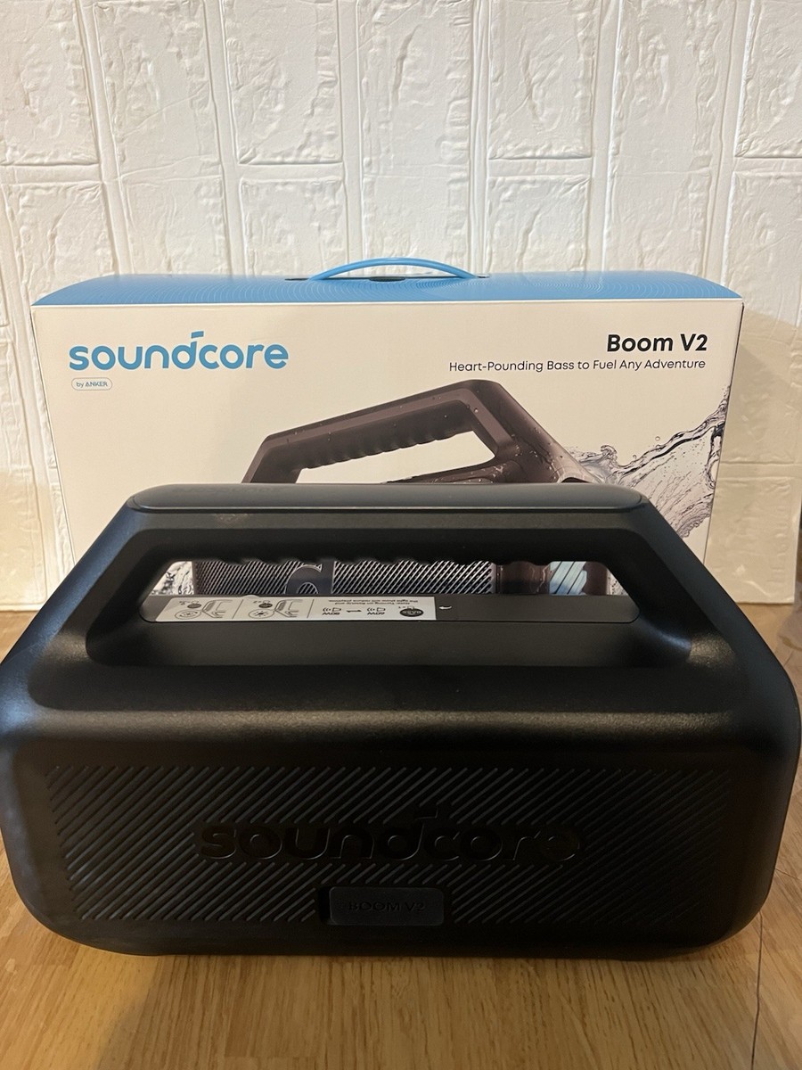 soundcore IBOOM 2 ブラック Buy Anker Soundcore Boom V2 Wireless Bluetooth Speaker Black A3138