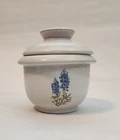 Frankoma Pottery BP Bean Pot Bowl Beige Bluebonnett 3 3/4”x 2 1/2" Hard To FIND!