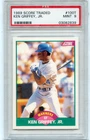1989 SCORE TRADED #100T KEN GRIFFEY JR. ROOKIE CARD RC, MARINERS - PSA 9 (82839)