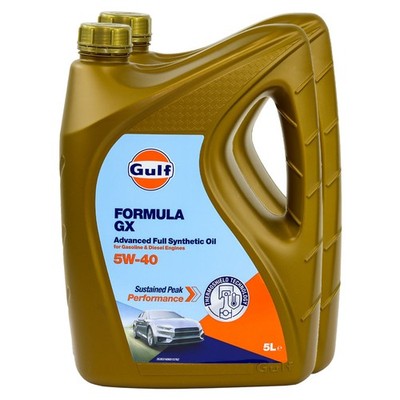Motoröl Gulf Formula GX 5W-40 2 X 5 Liter für Audi BMW Citroen Dacia Hyundai