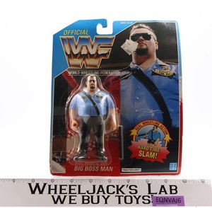 Figurine Catch WWF Big Boss Man Vintage Hasbro 1991 A-6 no Hogan Barber Ultimate